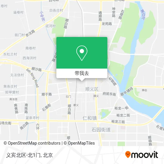 义宾北区-北1门地图