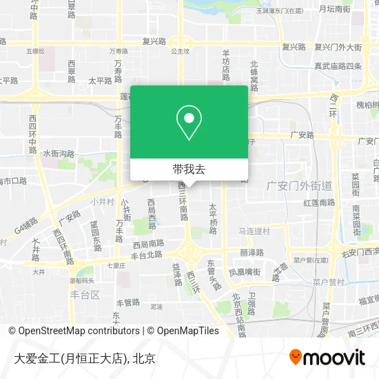 大爱金工(月恒正大店)地图