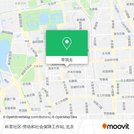 科育社区-劳动和社会保障工作站地图