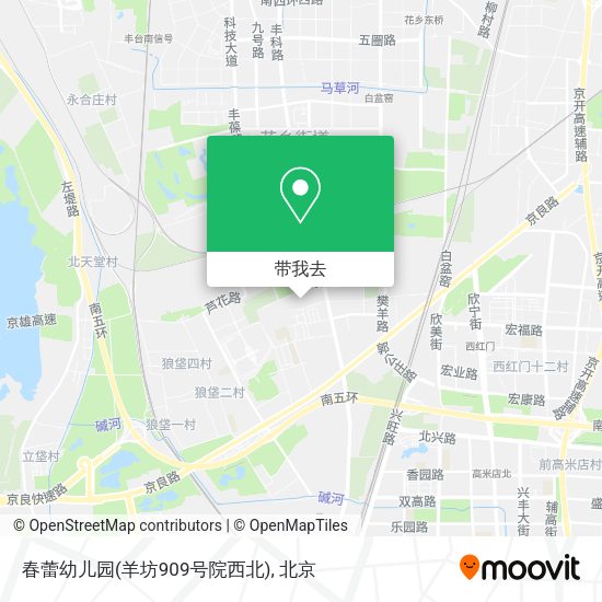 春蕾幼儿园(羊坊909号院西北)地图