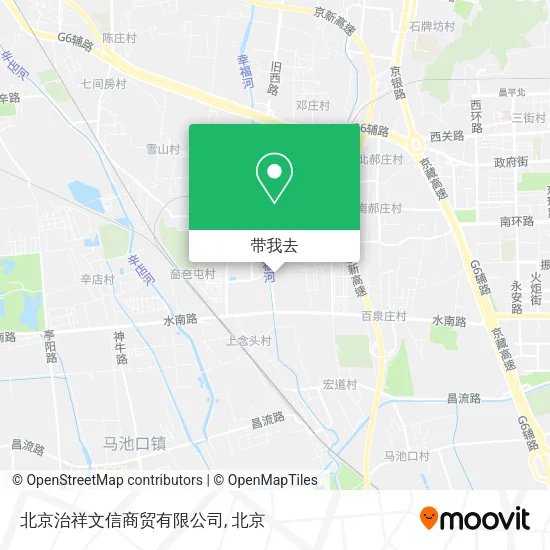 北京治祥文信商贸有限公司地图