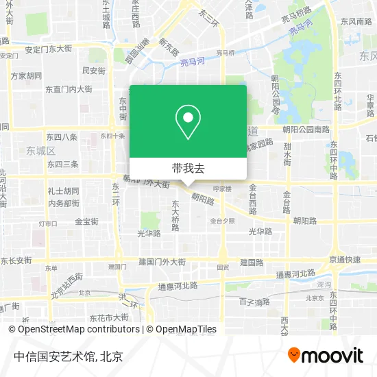 中信国安艺术馆地图