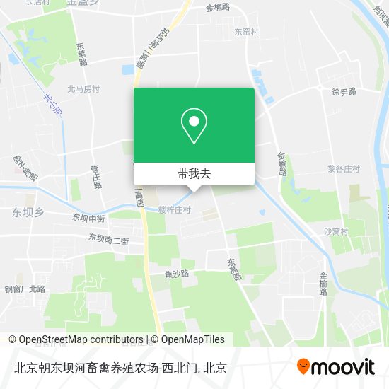 北京朝东坝河畜禽养殖农场-西北门地图