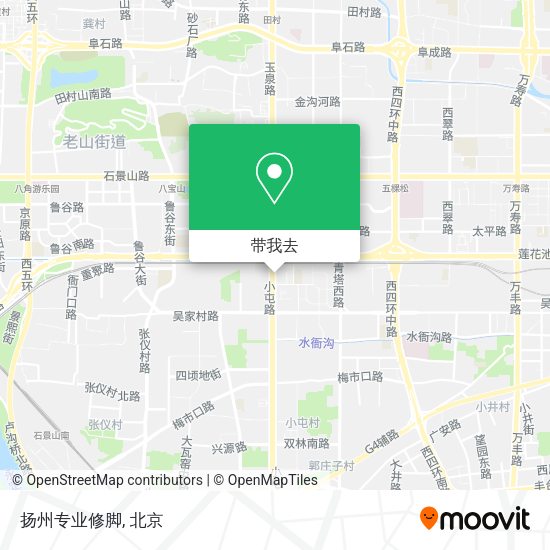 扬州专业修脚地图