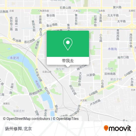 扬州修脚地图