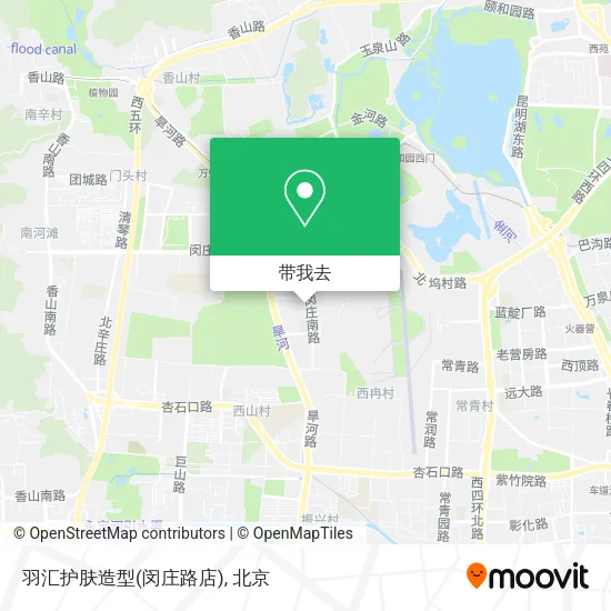 羽汇护肤造型(闵庄路店)地图
