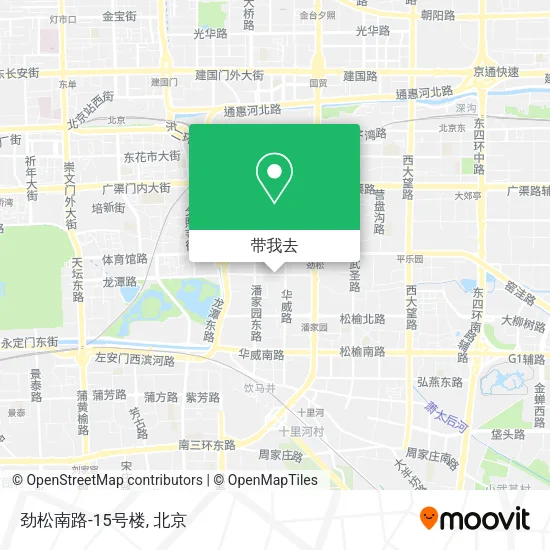 劲松南路-15号楼地图