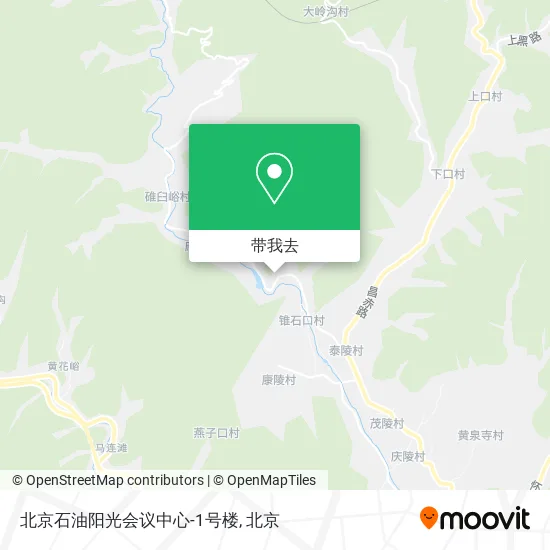 北京石油阳光会议中心-1号楼地图