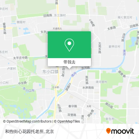和煦街心花园托老所地图