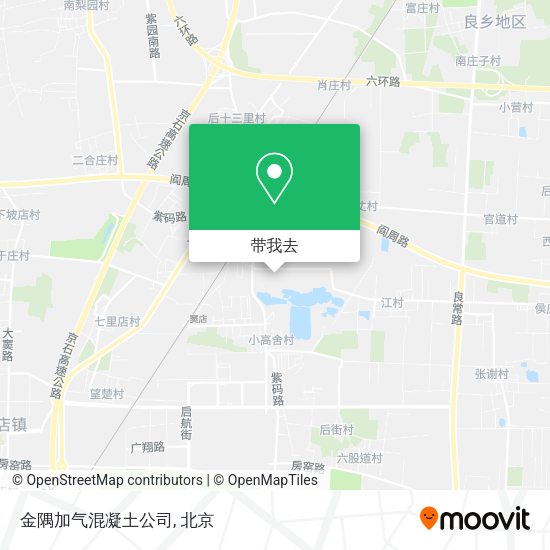 金隅加气混凝土公司地图