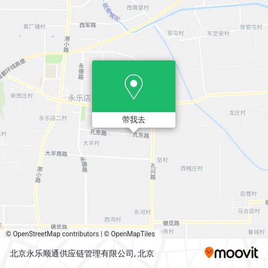 北京永乐顺通供应链管理有限公司地图