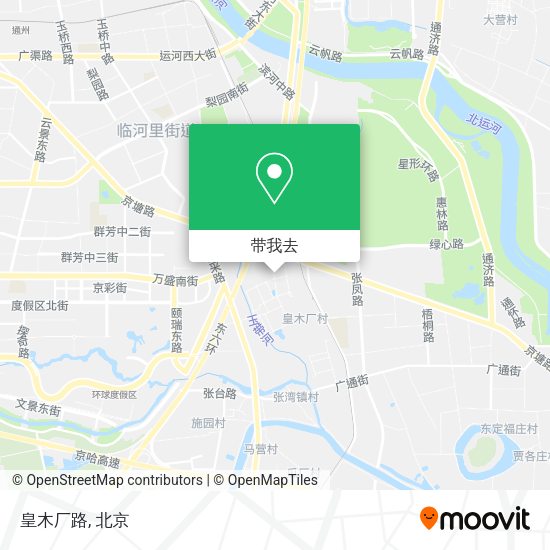 皇木厂路地图