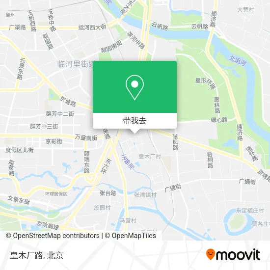 皇木厂路地图