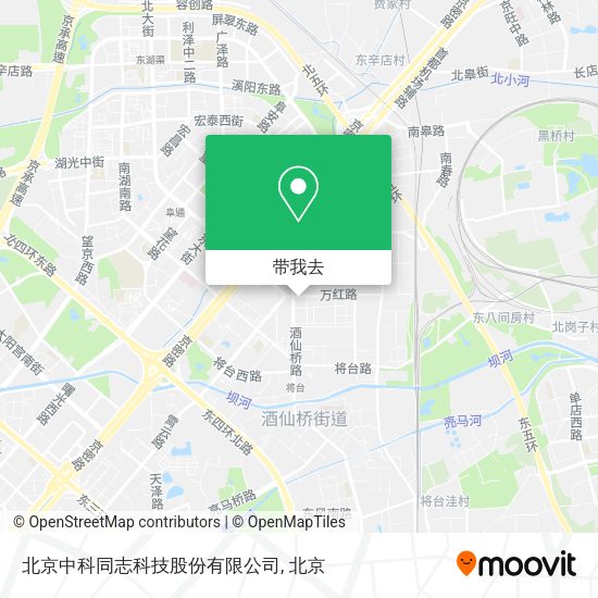 北京中科同志科技股份有限公司地图