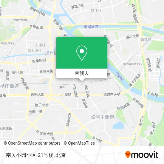 南关小园小区-21号楼地图