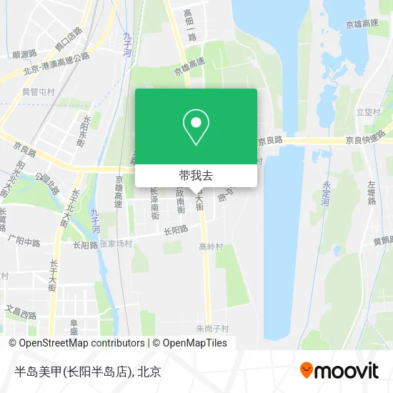 半岛美甲(长阳半岛店)地图