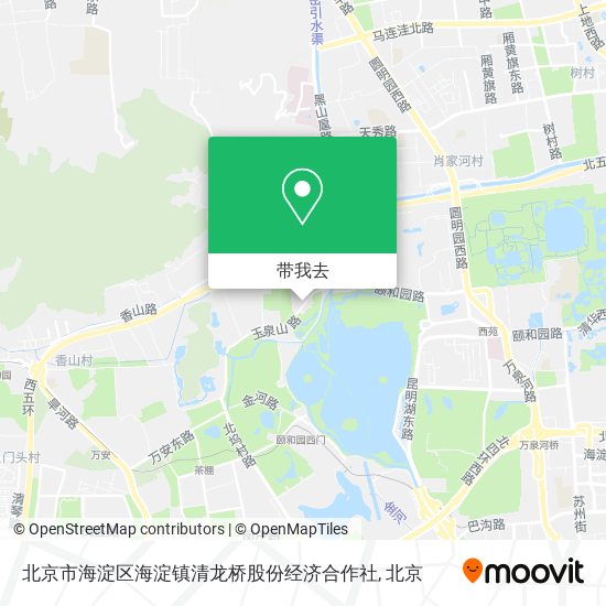 北京市海淀区海淀镇清龙桥股份经济合作社地图