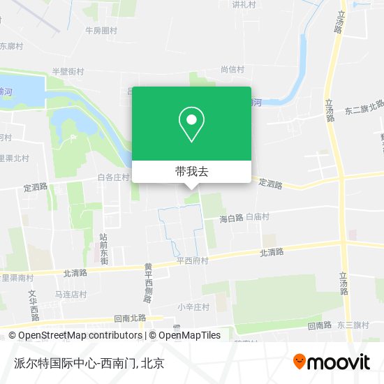 派尔特国际中心-西南门地图