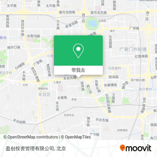 盈创投资管理有限公司地图