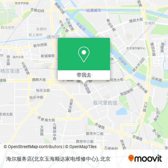 海尔服务店(北京玉海顺达家电维修中心)地图