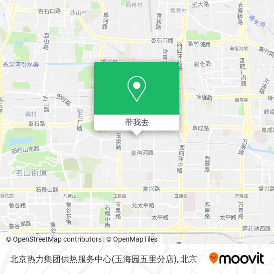 北京热力集团供热服务中心(玉海园五里分店)地图