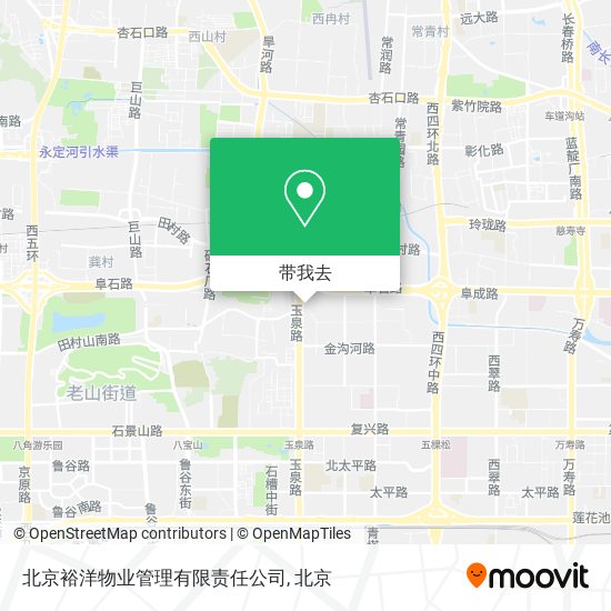 北京裕洋物业管理有限责任公司地图