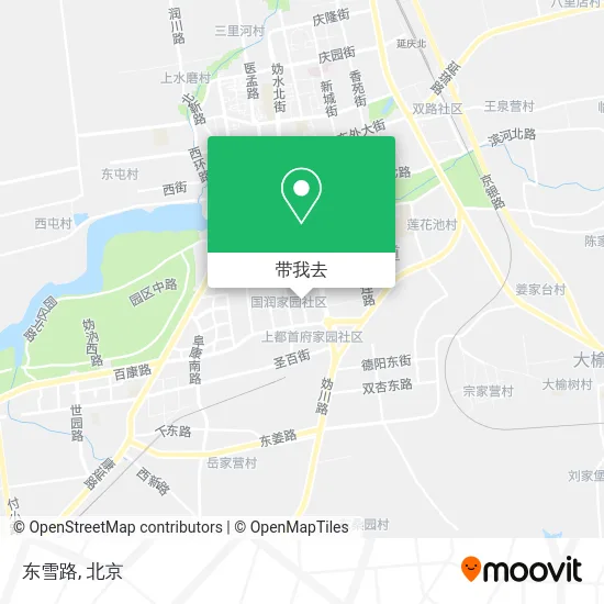东雪路地图
