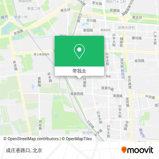 成庄巷路口地图