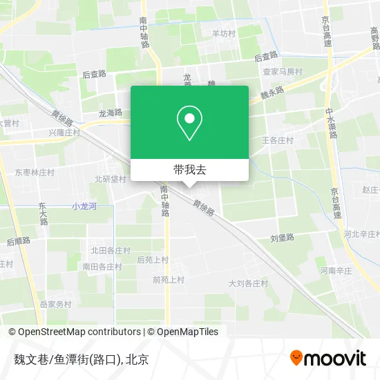魏文巷/鱼潭街(路口)地图