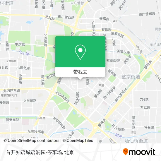首开知语城语润园-停车场地图