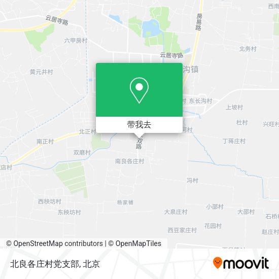 北良各庄村党支部地图