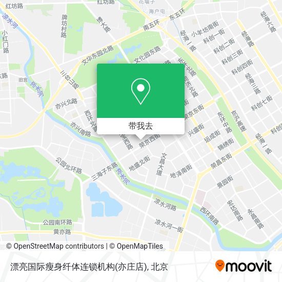 漂亮国际瘦身纤体连锁机构(亦庄店)地图