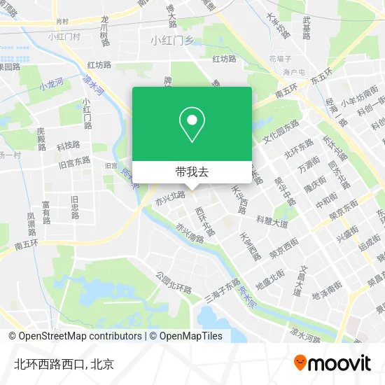 北环西路西口地图
