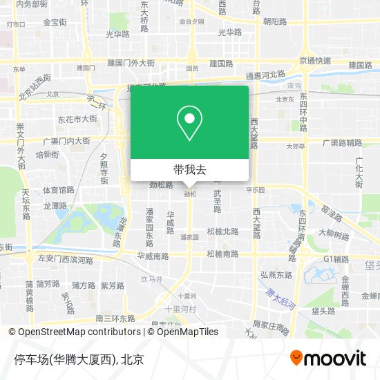 停车场(华腾大厦西)地图
