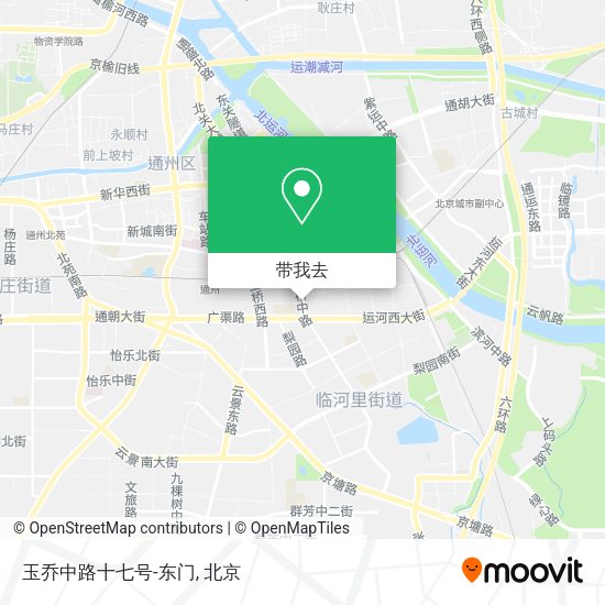 玉乔中路十七号-东门地图