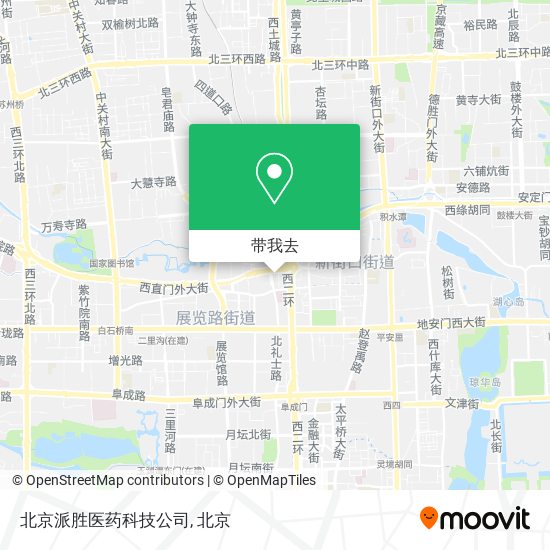 北京派胜医药科技公司地图