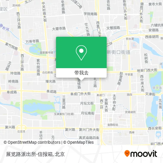 展览路派出所-信报箱地图