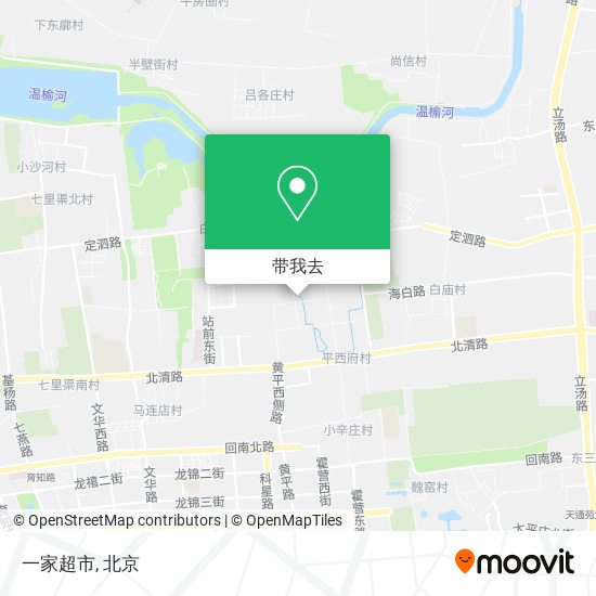 一家超市地图