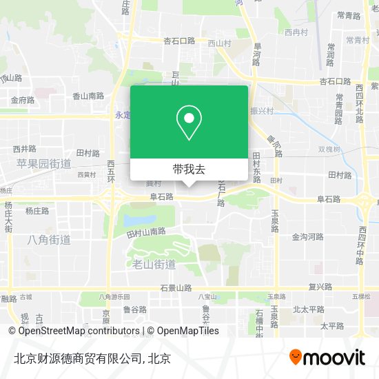 北京财源德商贸有限公司地图
