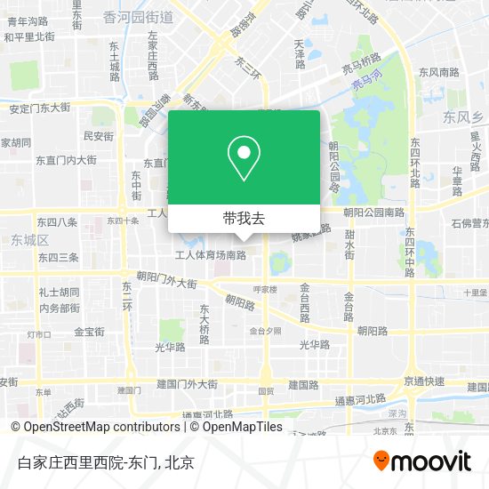 白家庄西里西院-东门地图