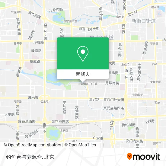 钓鱼台与养源斋地图