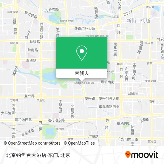 北京钓鱼台大酒店-东门地图