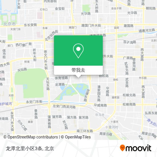 龙潭北里小区3条地图