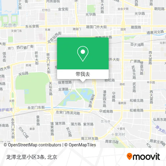 龙潭北里小区3条地图