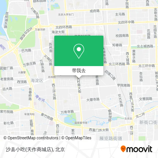 沙县小吃(天作商城店)地图