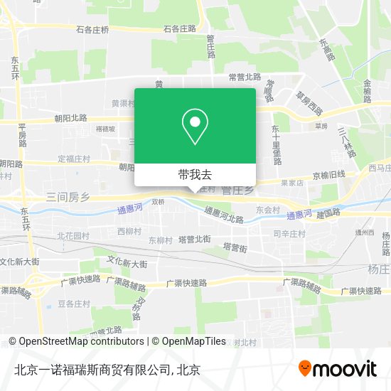 北京一诺福瑞斯商贸有限公司地图