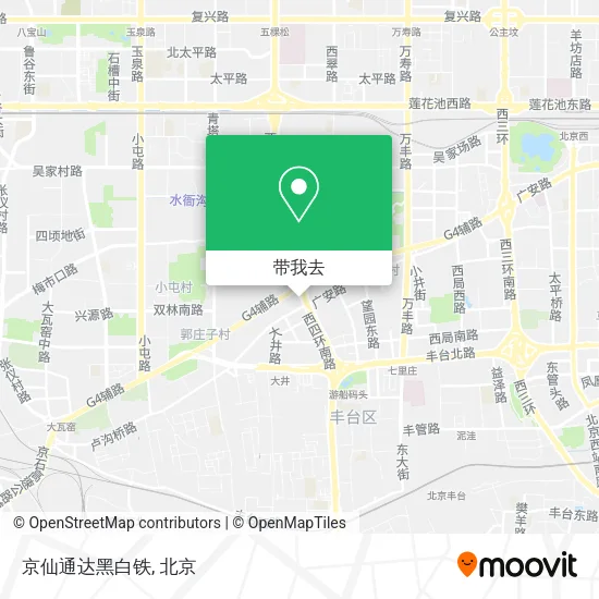 京仙通达黑白铁地图