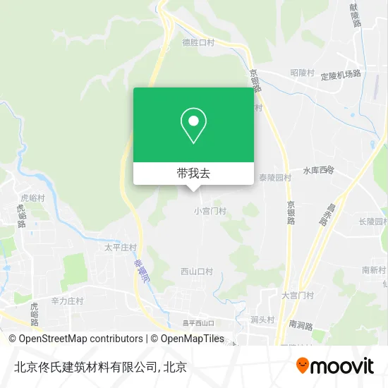 北京佟氏建筑材料有限公司地图