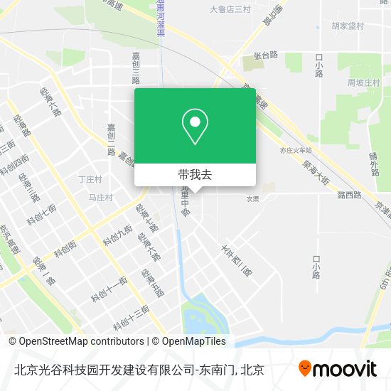 北京光谷科技园开发建设有限公司-东南门地图