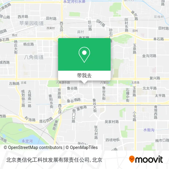 北京奥信化工科技发展有限责任公司地图